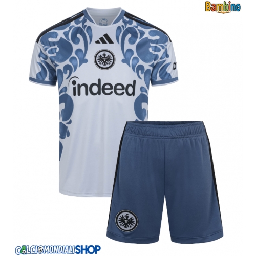 Maglie da calcio Eintracht Frankfurt Terza Maglia Bambino 2026-27 Manica Corta + Pantaloni corti)